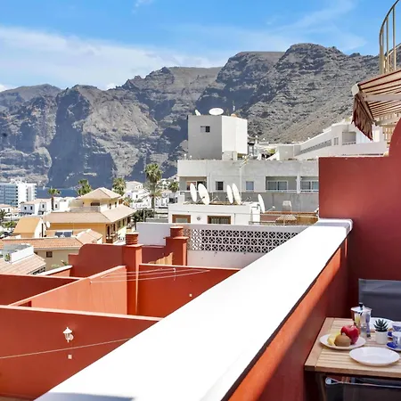 Apartmán The Cliffs Penthouse, Huge Terrace, Bbq, Air Con Puerto de Santiago (Tenerife)
